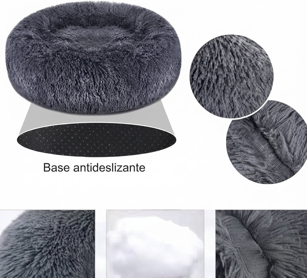 Cama Redonda Woffys – Descanso Suave y Antideslizante