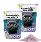 Arena Aglomerante de Tofu para Gatos