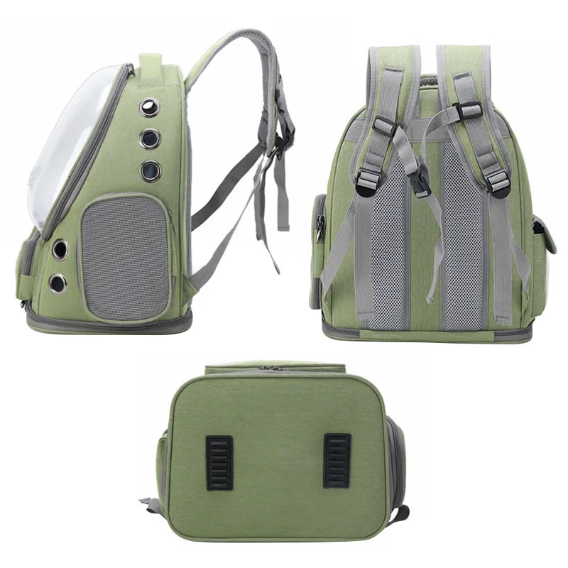 Mochila Transportín para Gatos y Perros Pequeños