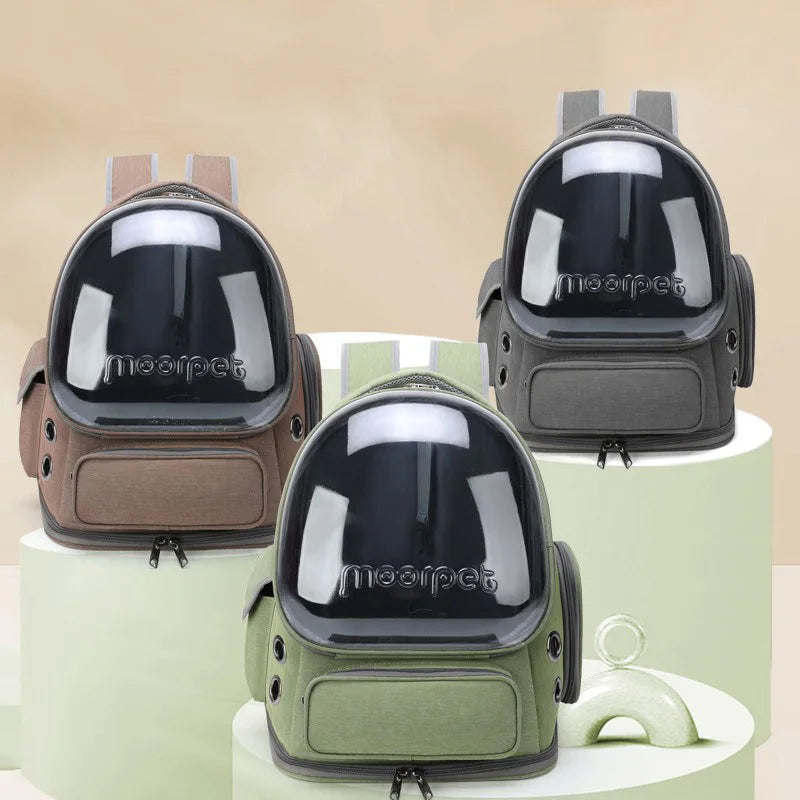 Mochila Transportín para Gatos y Perros Pequeños