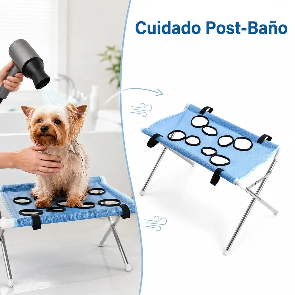 Hamaca de Baño Plegable para Mascotas – Soporte de Secado