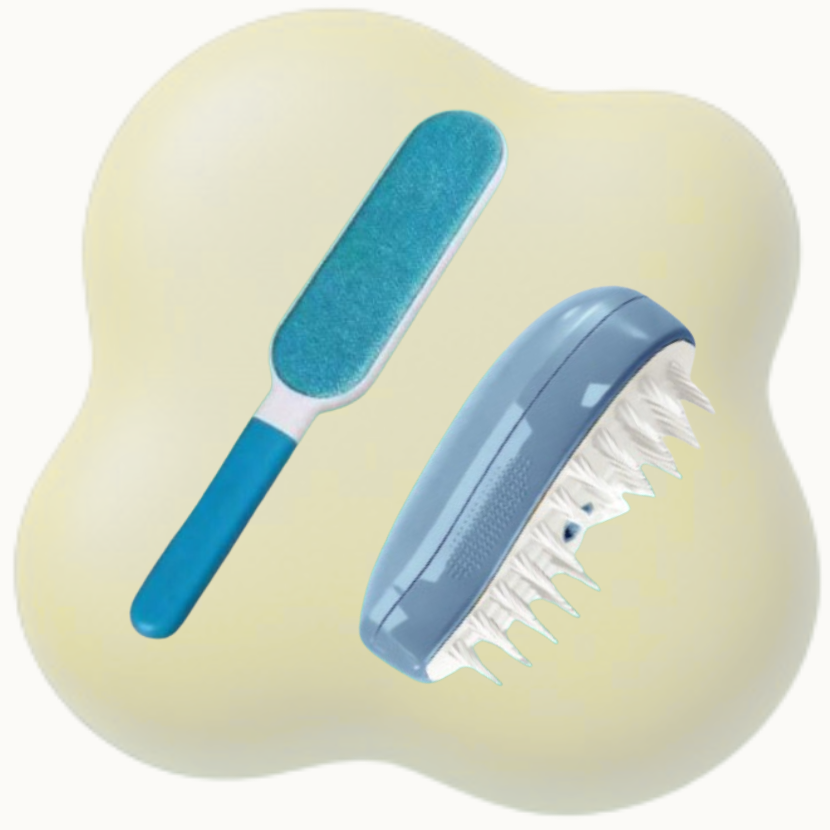 Pack Cepillo de Baño con Vapor + Quitapelusas Reutilizable