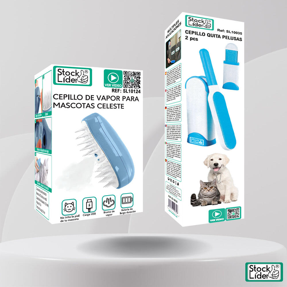 Pack Cepillo de Baño con Vapor + Quitapelusas Reutilizable