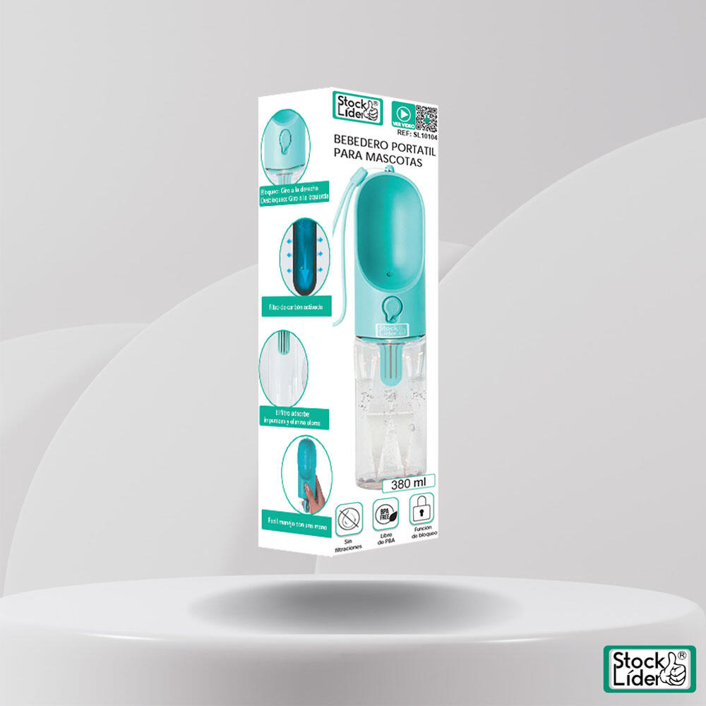 Botella de Agua Portátil para Mascotas
