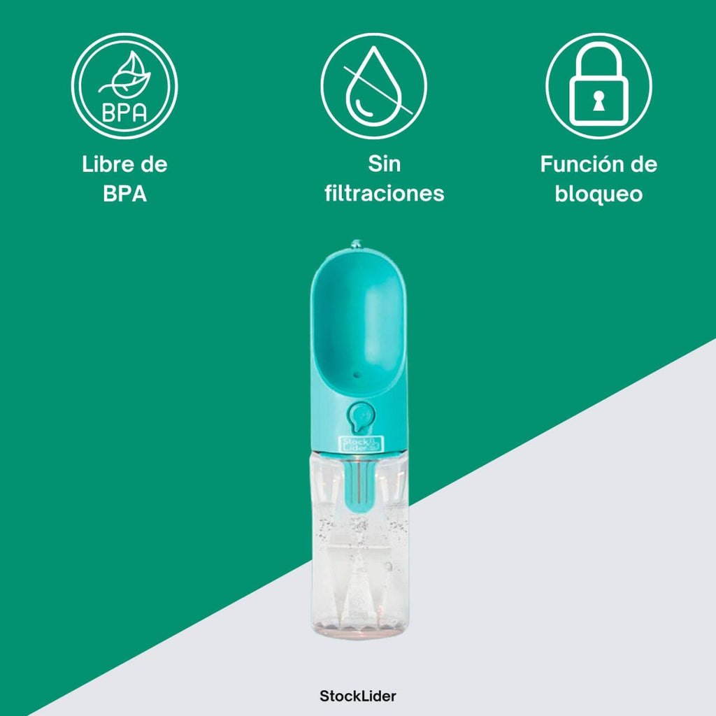 Botella de Agua Portátil para Mascotas